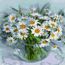 Картина по номерам 40х50 БУЗИН. РОМАШКИ (26 цветов)