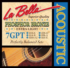 LA BELLA 7 / GPT струны для акустической гитары