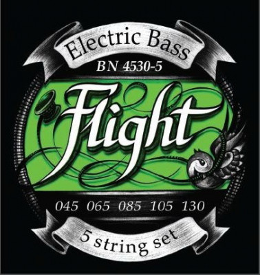 FLIGHT BN4530-5, Medium, 45-130 струны для 5-струнной бас-гитары