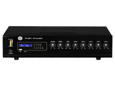 SHOW TA-3241 трансляционная система 240 Вт 25/70/100В, 4Line/mic+2AUX, MP3 плеер пишущий
