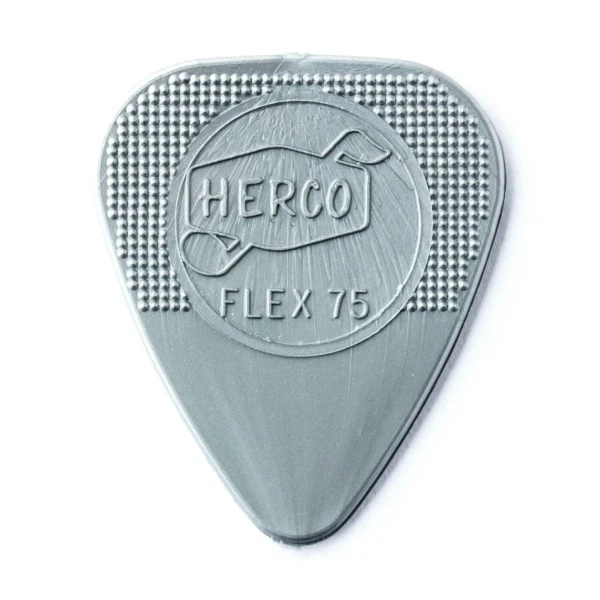 Медиаторы, жесткие, серые, 12 шт. Herco HE211P Flex 75 Nylon 12Pack
