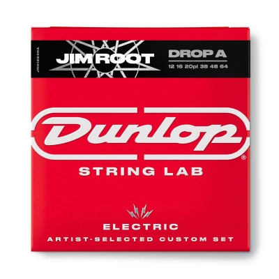Струны для электрогитары Dunlop JRN1264DA Jim Root, никель, Drop A, 12-64