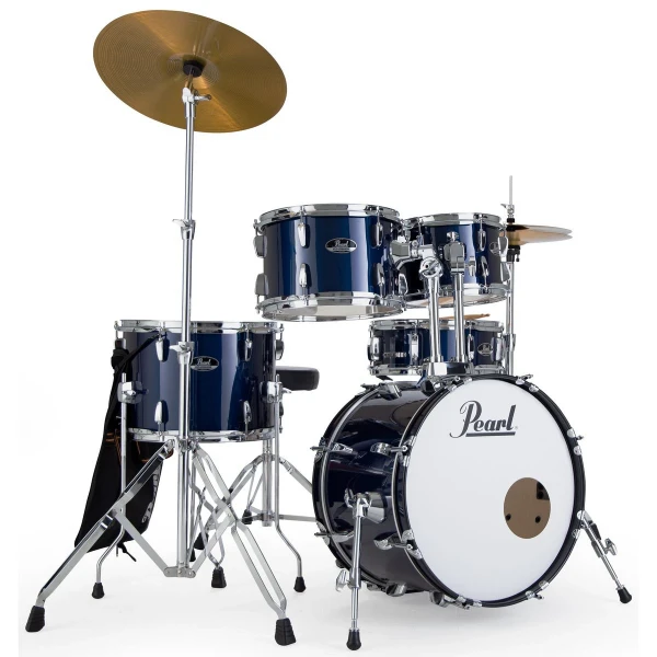 Ударная установка из 5 барабанов Pearl RS585C/C743, цвет Royal Blue Metallic (3 коробки)