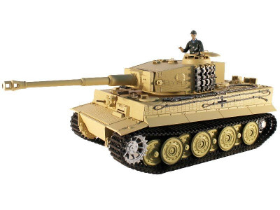 P/У танк Taigen 1/16 Tiger 1 (Германия, поздняя версия) 2.4G RTR песочный
