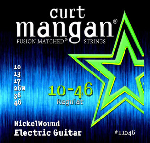 CURT MANGAN 10-46 Nickel Wound Set струны для электрогитары