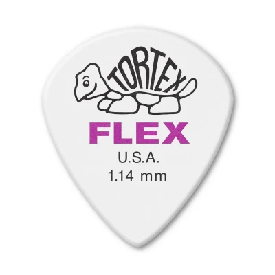Медиаторы Dunlop 466P114 Tortex Flex Jazz III XL, толщина 1.14 мм, 12 шт.