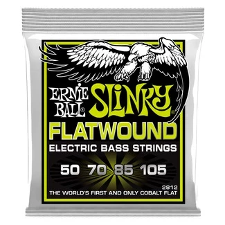 Ernie Ball 2812 Regular Slinky Flatwound Bass (50-70-85-105) для бас-гитары