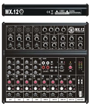 Микшерный пульт Topp Pro MX12 4 моно 4 стерео