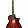 Акустическая гитара MARTIN ROMAS MR-440 красный санбёрст