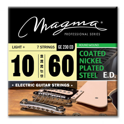Комплект струн для 7-струнной электрогитары 10-60 Magma Strings GE230ED
