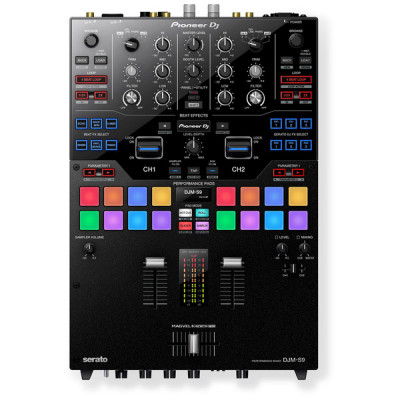 PIONEER DJM-S9 двухканальный микшер для Serato DJ с возможностью полноценной персональной настройки.