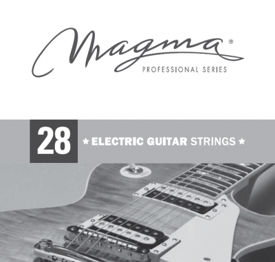 Одиночная струна для электрогитары 28 Magma Strings GE028N