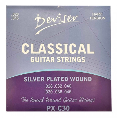Струны для классических гитар DEVISER PX-C30 нейлоновые