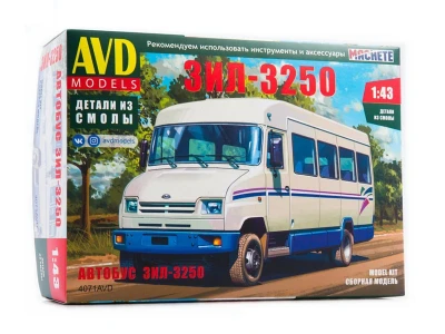 Сборная модель AVD Автобус ЗИЛ-3250, 1/43