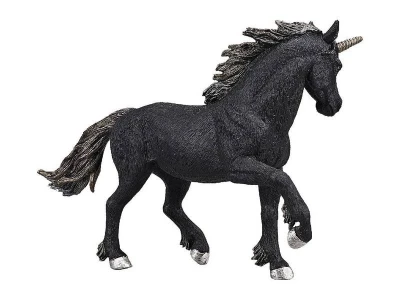 Фигурка KONIK Чёрный единорог