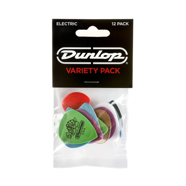 Набор медиаторов для электрогитары Dunlop PVP113 Variety Electric 12Pack, 12 шт.