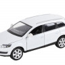 Машина "АВТОПАНОРАМА" Audi Q7, белый, 1/24, свет, звук, в/к 24,5*12,5*10,5 см
