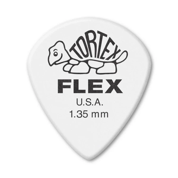 Медиаторы Dunlop 466P135 Tortex Flex Jazz III XL, толщина 1.35 мм, 12 шт.