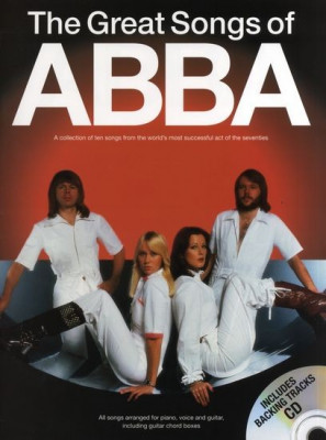 AM998382 ABBA THE GREAT SONGS OF ABBA PIANO VOCAL GUITAR BOOK/CD