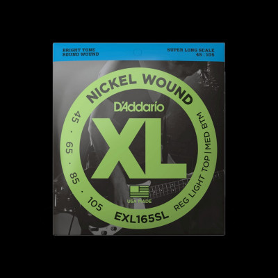 Комплект струн для бас-гитары D'Addario EXL160SL, 50-105