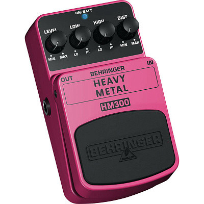 BEHRINGER HM300 HEAVY METAL-Педаль эффектов "хэви метал"-дисторшн