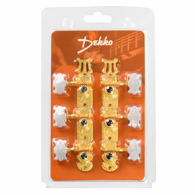 Колки на планке для классической гитары Rocket PK-11Gold