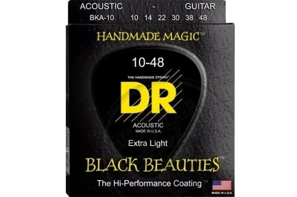 Струны для акустических гитар DR ВКA-10-48 EXTRA-Life
