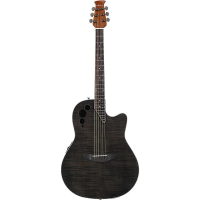 APPLAUSE AE44IIP-TBKF Elite Mid Cutaway Trans Black Flame электроакустическая гитара