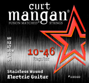 CURT MANGAN 10-46 Stainless Set струны для электрогитары