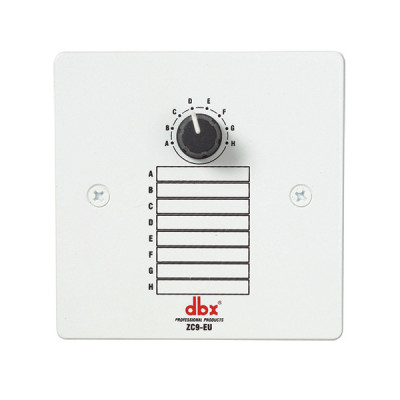 dbx ZC9 настенный контроллер- 8-позиционный селектор источника сигнала (для ZonePro 1260/1261)