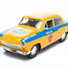 Машина "АВТОПАНОРАМА" ГАЗ-21 "Волга" 1/24 в/к  26*12*11см, черная