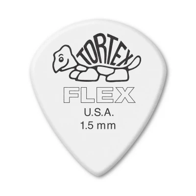 Медиаторы Dunlop 466P150 Tortex Flex Jazz III XL, толщина 1.5 мм, 12 шт.