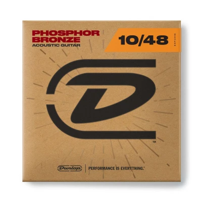 Струны для акустической гитары Dunlop DAP1048 Phosphor Bronze Light 10-48