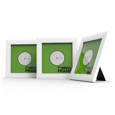 Комплект рамок для обложек винила формата 7'' Glorious Vinyl Frame Set 7", белый
