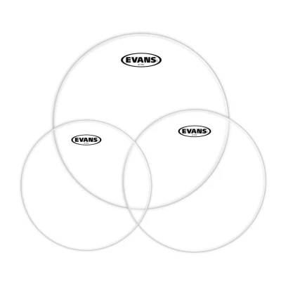 Комплект пластиков EVANS ETP-G1CLR-S 12"13"16" Genera G1 Clear