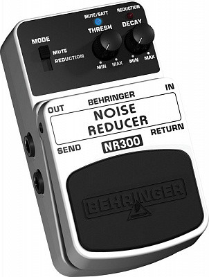 BEHRINGER NR300 NOISE REDUCER-Педаль шумоподавления для гитар, бас-гитар и клавишных.