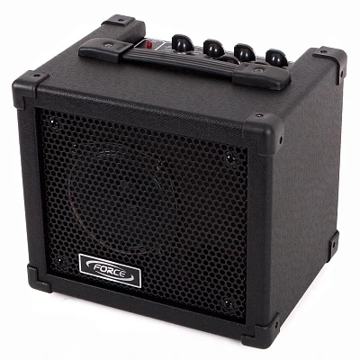 FORCE DC-15 BLACK гитарный комбик с цифровым процессором и драм-машиной, 15 Вт