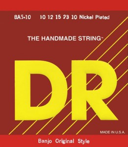 Струны для банджо DR BA5-10, серия ORIGINAL STYLE BANJO STRINGS