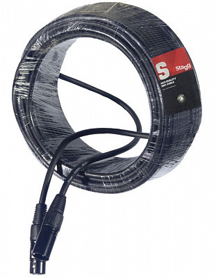 STAGG SDX15 - DMX кабель XLRf-XLRm ,15 м