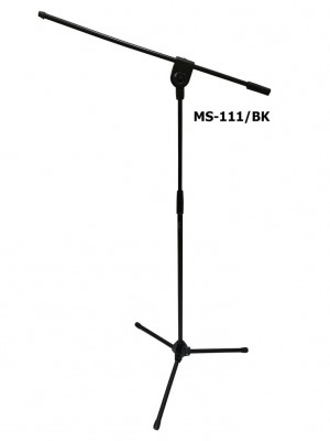 Стойка микрофонная BRAHNER MS-111 журавль усиленная черного цвета
