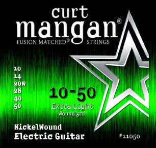 CURT MANGAN 10-50 Nickel Wound Set струны для электрогитары
