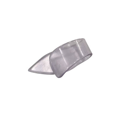DUNLOP 9036R Clear Plastic Thumbpicks Large упаковка медиаторов - когтей (12шт.)