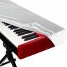 Эластичная накидка ONSTAGE KDA7061W "антипыль" для любых клавишных инструментов, 61-76 кл, белая
