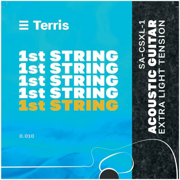 Струна одиночная для акустической гитары TERRIS SA-CSXL-1