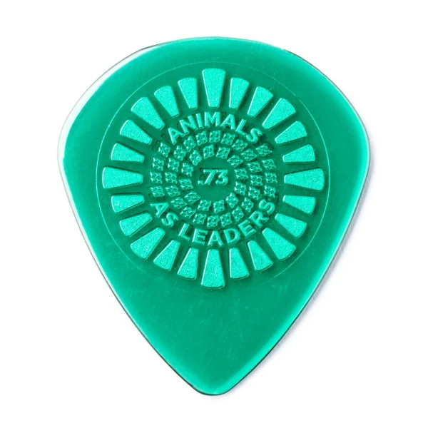 Медиаторы Dunlop AALP02 Animals As Leaders Green Primetone Jazz III XL, толщина 0.73 мм, зеленый, 3