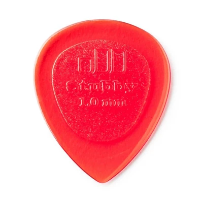 Медиаторы Dunlop 474P100 Stubby Jazz 6Pack, толщина 1 мм, 6 шт.