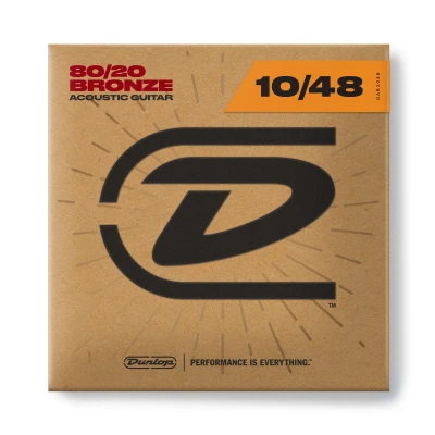 Струны для акустической гитары Dunlop DAB1048 80/20 Bronze Extra Light 10-48
