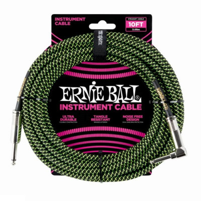 ERNIE BALL 6077 инструментальный кабель 3,05 м