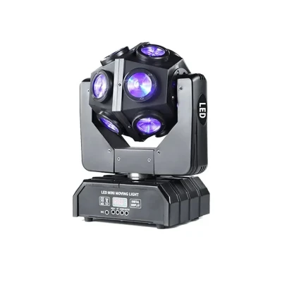 Вращающаяся голова AstraLight LH-C056A, 12 LED, DMX, авто, звуковая активация, Master/slave