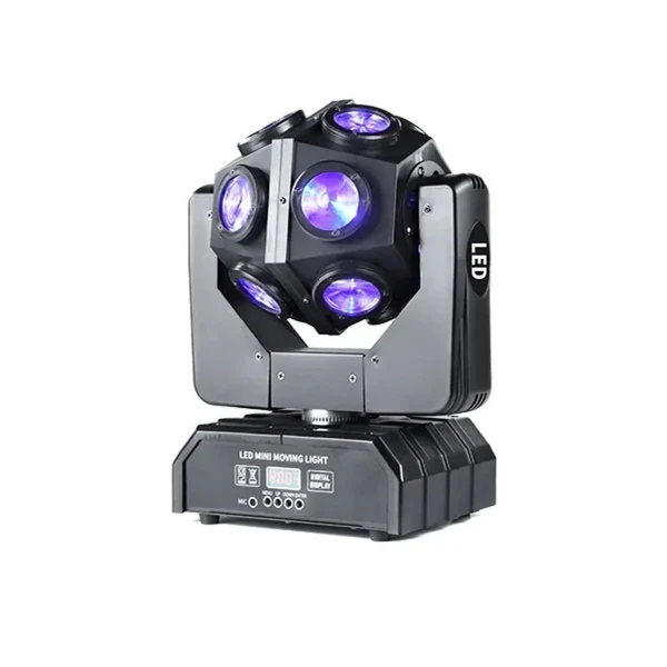 Вращающаяся голова AstraLight LH-C056A, 12 LED, DMX, авто, звуковая активация, Master/slave